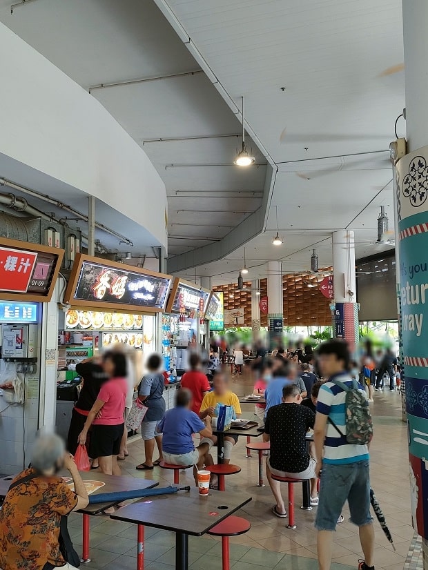 Pasir Ris Central Hawker Centre_様子(1階)