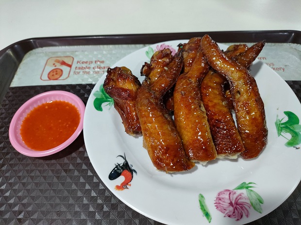 Bedok 511 BBQ Chicken Wing_チキンウィング4ピース(S$1.5×4)