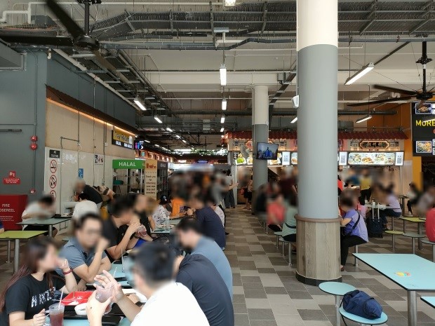 Jurong West Hawker Centre_1階様子